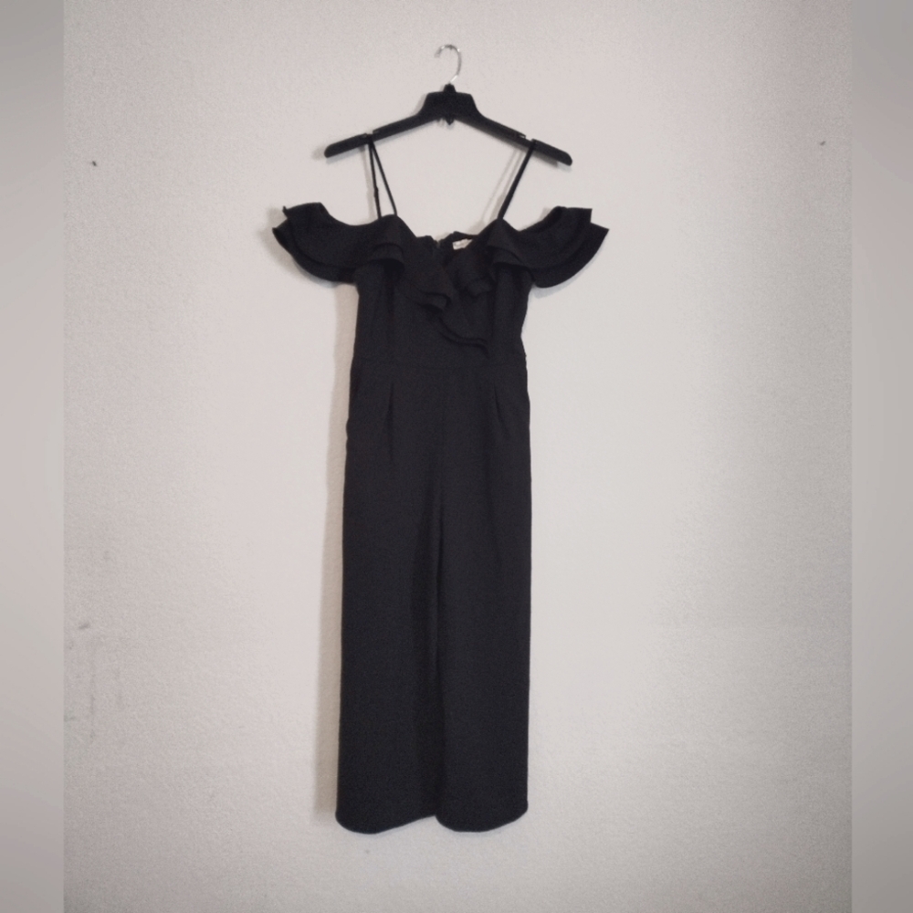 Main strip clothing jumpsuit in size L, color black